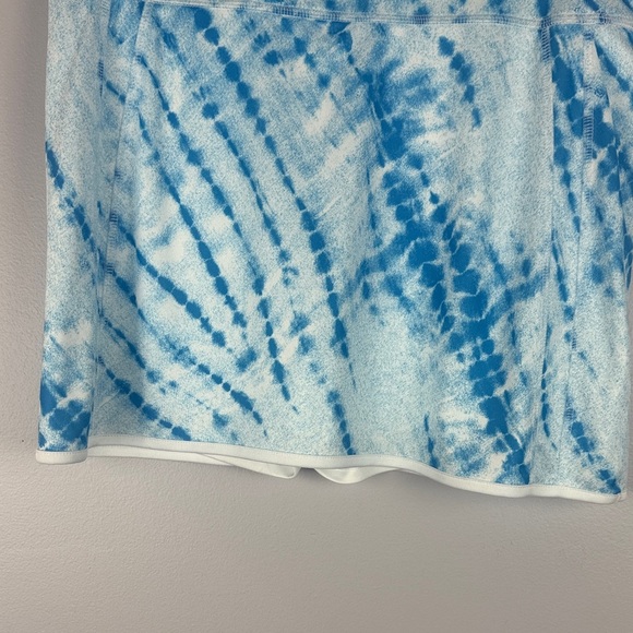 Callaway Golf Activewear Light Blue & White Tie Dye Print Back Pockets Med Skort - Picture 8 of 8